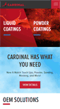 Mobile Screenshot of cardinalpaint.com